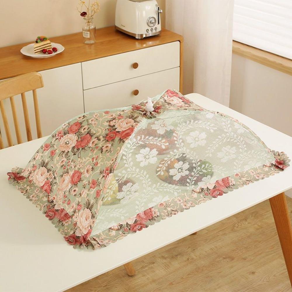 Stain Proof Dustproof Cover Fly Proof Dish Cover Portable Meal Cover For Fruits Vegetable