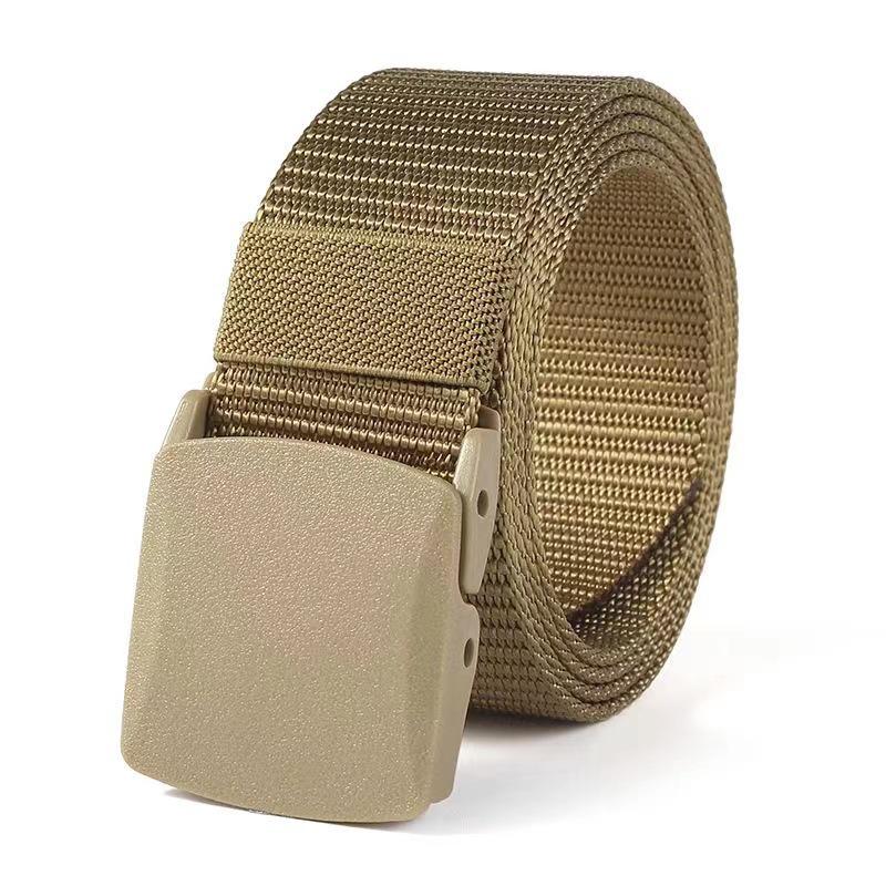 Versatile Men's Thickened Leather Belt for Casual, Military, or Student Use
