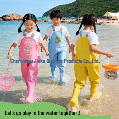 Children's Waterproof Water Play Jumpsuit - Perfect for Beachcombing, Fishing, Kindergarten, and Wading.