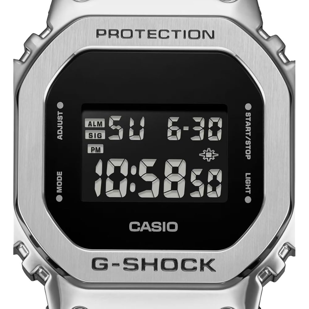 Casio G-Shock Digital Quartz Men's Watch GM-5600U-1 Black Resin Case 200M Water Resistant