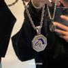 Twelve Zodiac Boys and Girls Street Hip-hop Style with Adventure Hip-hop Style Necklace Pendant