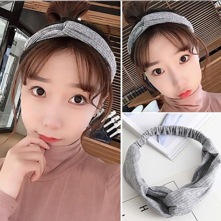 Korean Spring-Summer Elastic Chiffon Silk Headband for Women – Hair Accessories, Sports & Face Washing