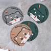 Cartoon Cat Sewer Floor Drain Cover Anti-insect Anti-blocking Sewer Sealing Silicone Mat Anti Odor Floor Drain Pad