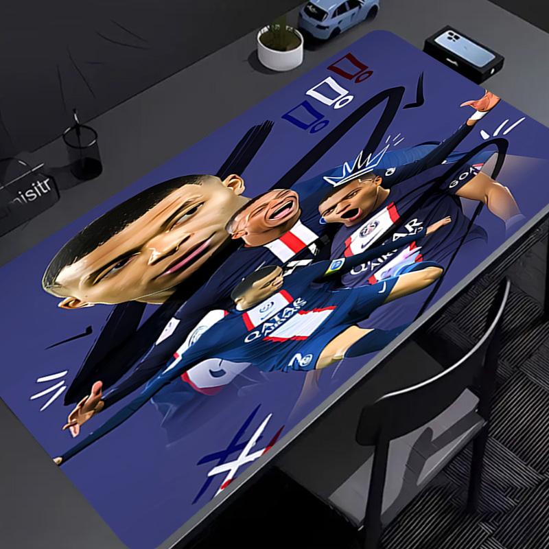 Kylian Mbappé Mouse Pad - Non-Slip Rubber Base, Smooth Surface for Work,Gaming,Office,And Home Use, Desk Mouse Pad