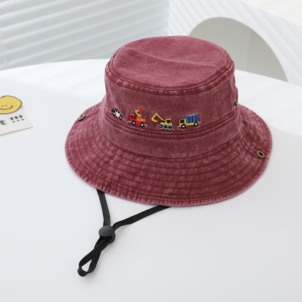 100% puur katoen veelkleurige kinder visserhoed, een gepersonaliseerde en casual outdoor zonbeschermingspet, geschikt voor uitstapjes