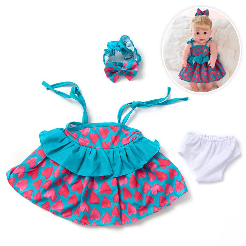 18-inch Realistic Baby Doll Clothes Set - 45cm American Girl Doll Accessories Fits 45cm Doll