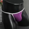 Pánské bavlněné spodní prádlo s nízkým pasem a T-back - sexy letní design s tenkým páskem