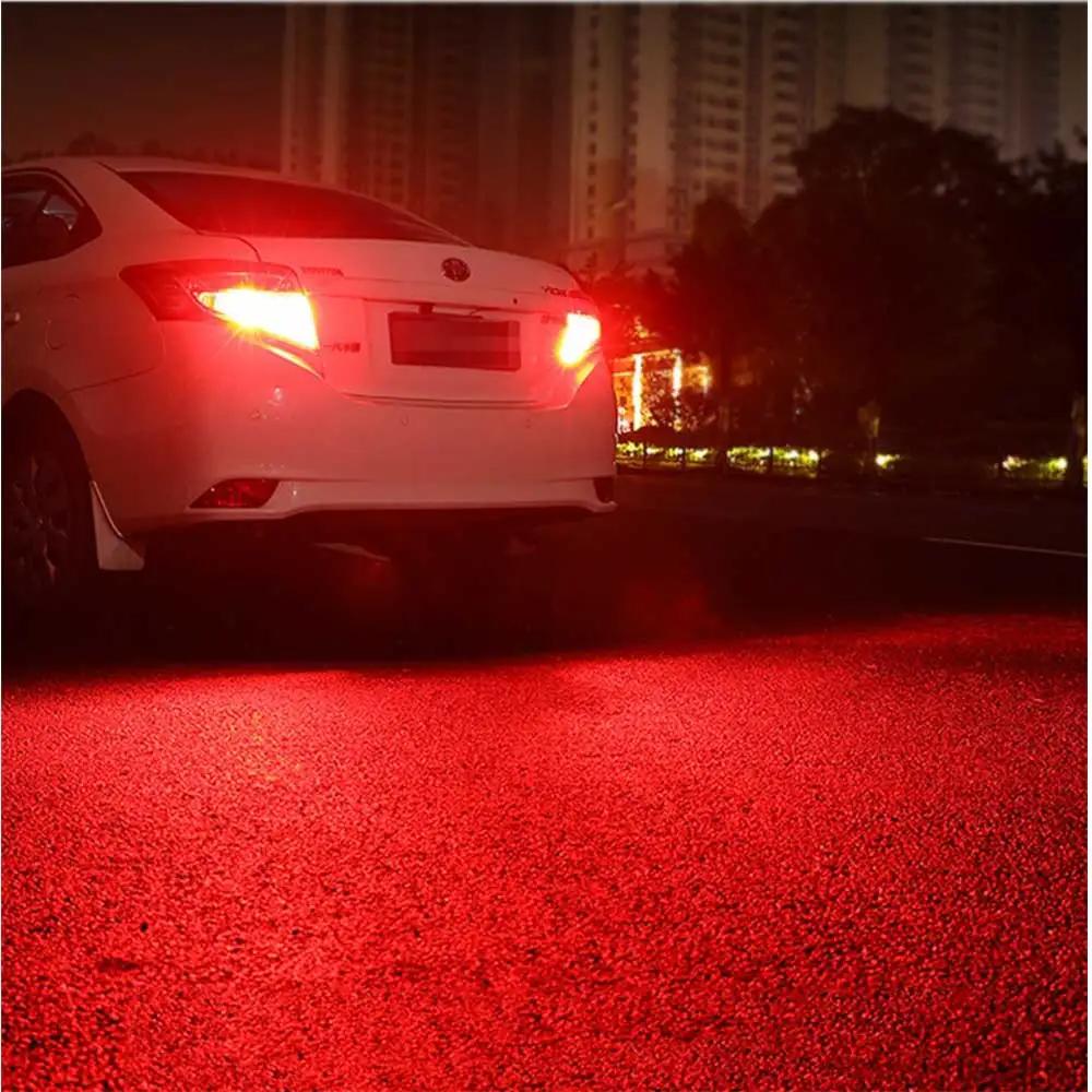 1pc 1156 BA15S 1157 BAY15D Red Strobe Lamp 5730 DC 12V Parking Reverse LED Trunk Bulb Car Brake Turn Signal Tail Flashing Light