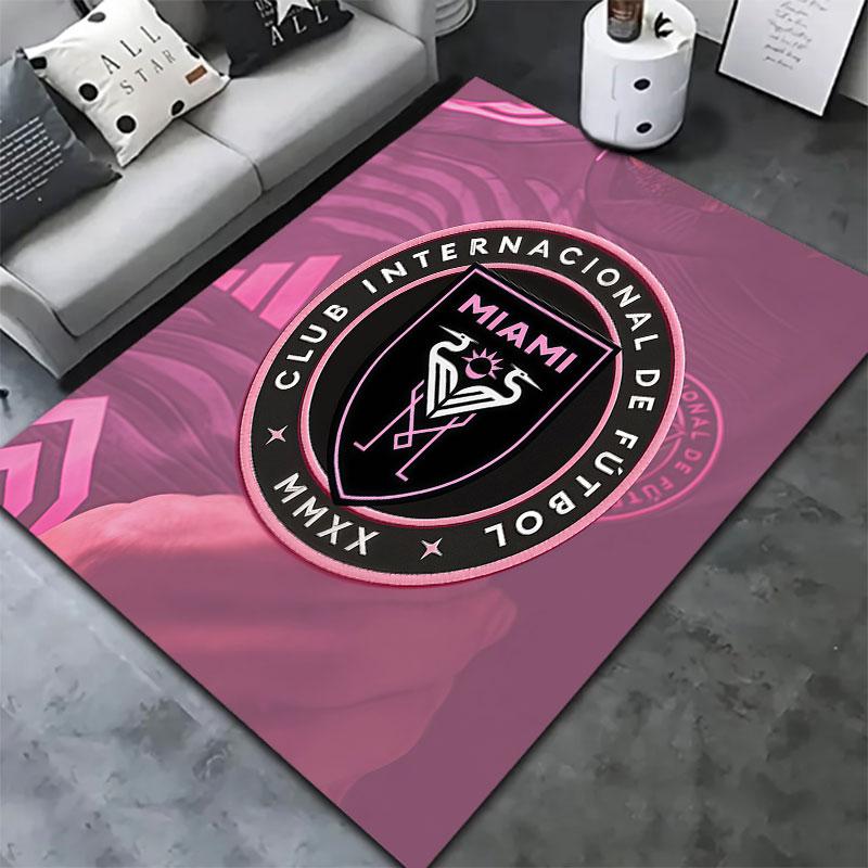 Inter Miami CF Carpet Rug for Living Room Bedroom Home Sofa Decoration,Kids play Non-slip Floor Mat