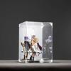 YFYUNDUDU Figur Acryl UV-Spiegel Rückseite Magnetische Vorderseite Sammlung Ausstellungsstück Montage Erforderlich Breite 20 x Tiefe 20 x Höhe Vitrine, Vitrine, Schutz,