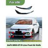 Dla Volkswagen Golf 8 MK8 GTI R-Line 2021 2022 2023 2024 Samochodowy Zestaw Modyfikacji Nadwozia Styl Fang Przedni Zderzak Nóż Powietrzny