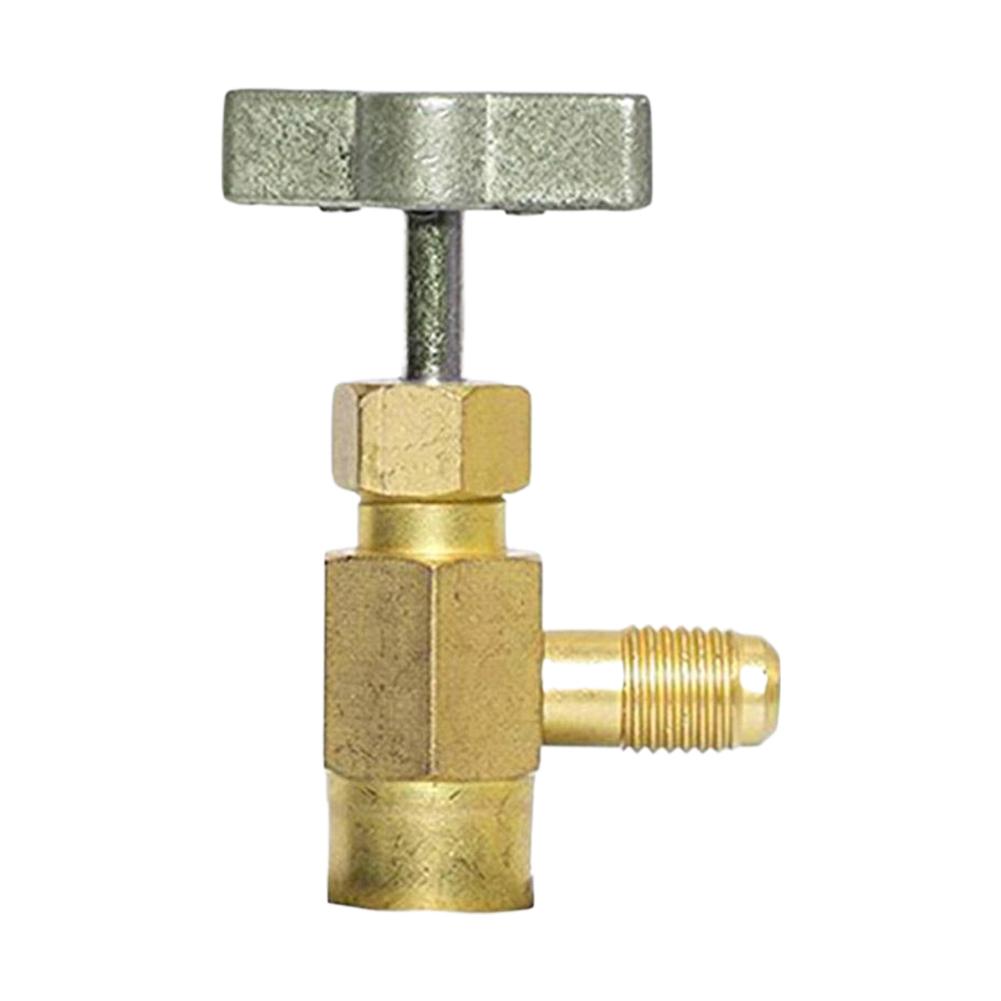 1/4 Thread Adapter R-134a Refrigerant Can Dispensing Bottle Tap Opener Valve Car Air Conditioner Auto Car Accessories