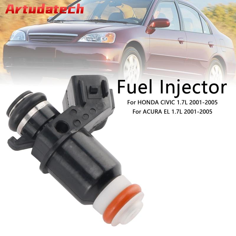 Artudatech 1PCS Fuel Injector 16450-PLD-003 Fit ACURA EL Fit Honda Civic 1.7L 2001-2005 Car Accessories