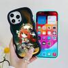 Game GI Nilou Wavy Edge TPU Mobile Phone Case for iPhone 17 16 15 14 13 12 11 Air Pro Max Plus Colorful Cover