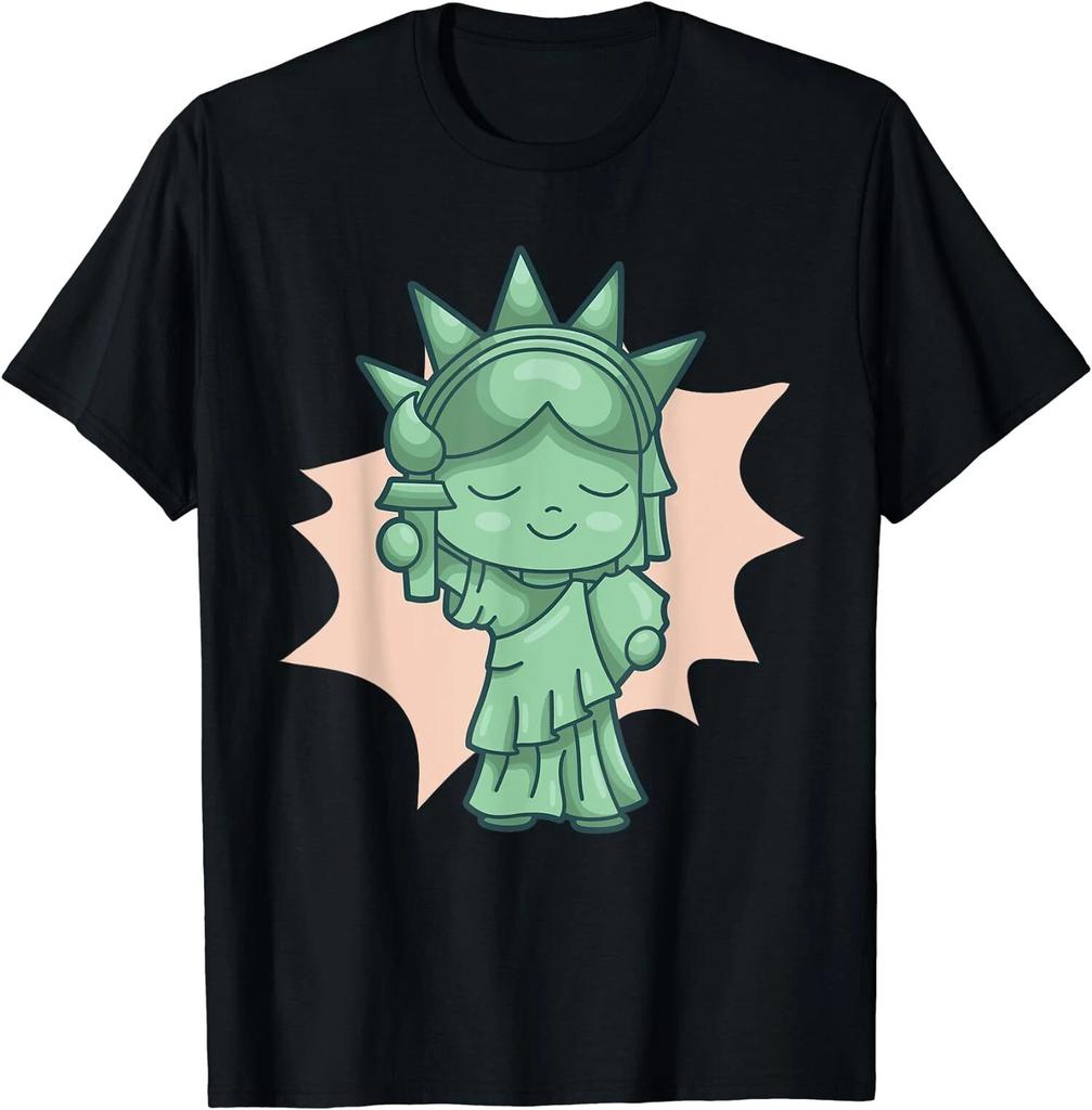 Statue of Liberty Patriotic, USA Sightseeing New York T-Shirt