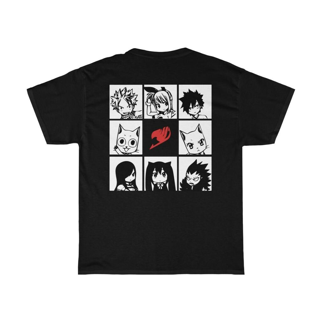 

fairy tail,Gajeel Redfox Dragon Slayers, Anime T-Shirt Mens Womens Tees Top Front and Back S to 5XL 3XL