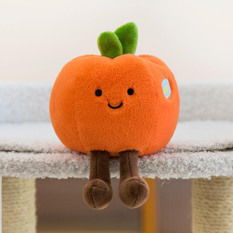 Cute Simulated Fruit Strawberry Plush Toy Doll Little Doll Rag Doll Creative 8 Inch Grab Machine Birthday Gift