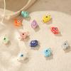 Colorful Ceramic Palm Eye Heart Snowman DIY Jewelry Accessories