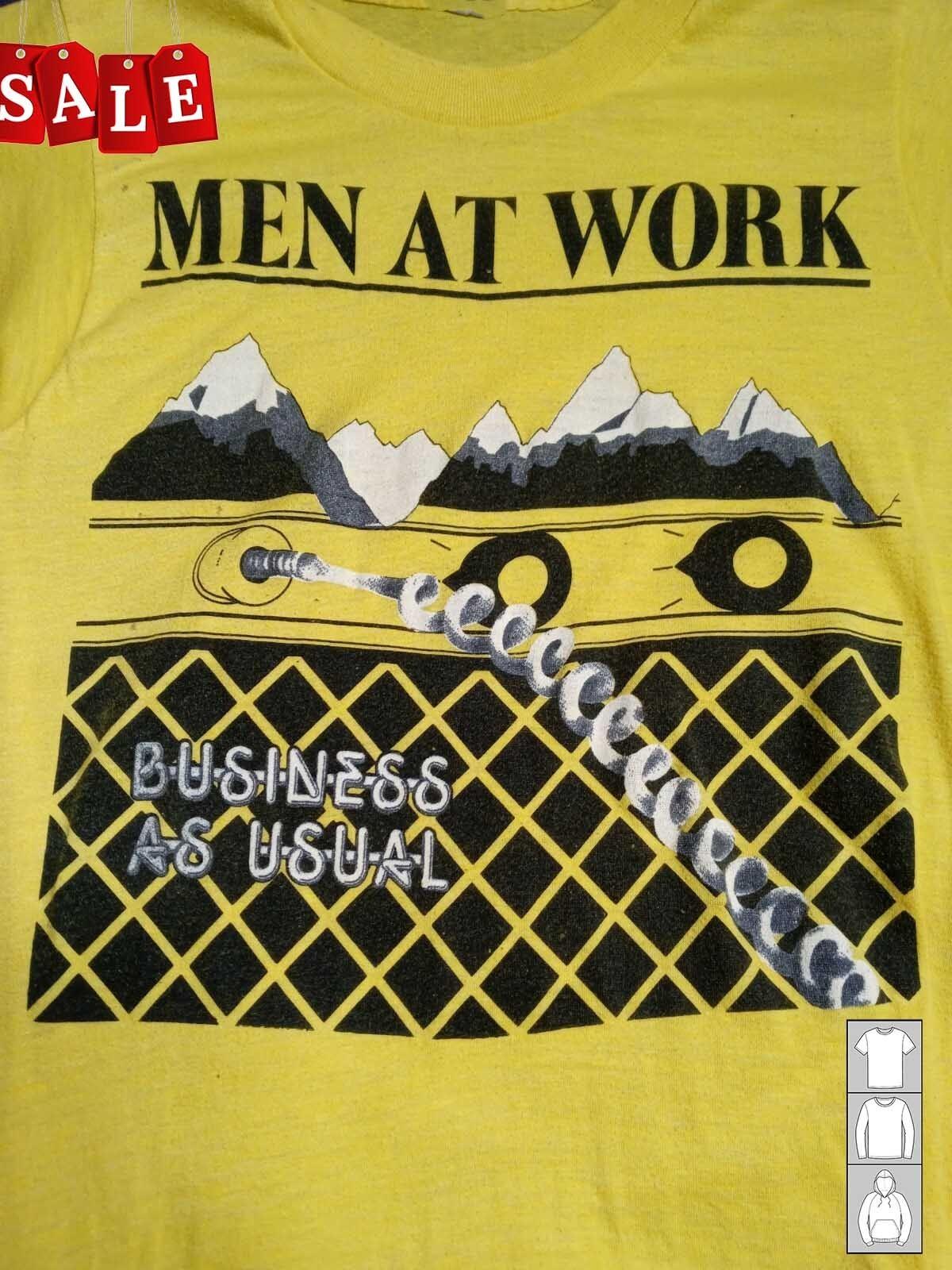 New Men At Work Business as Usual Screen Stars Gift For Fans Unisex S-5XL LW718 XXL