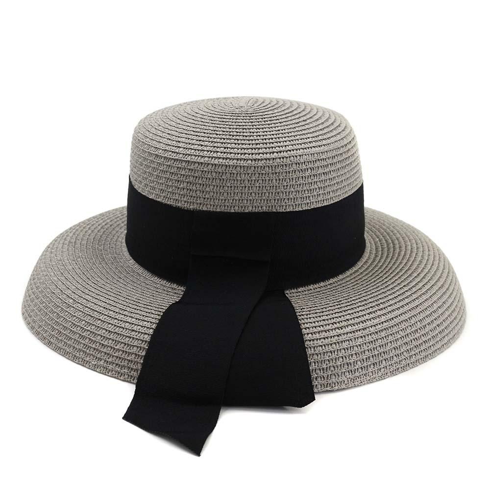 Straw Hat Big Brim Women Summer Outdoor Travel Beach Vacation Seaside Sun Hat Sunhat Bucket Hat