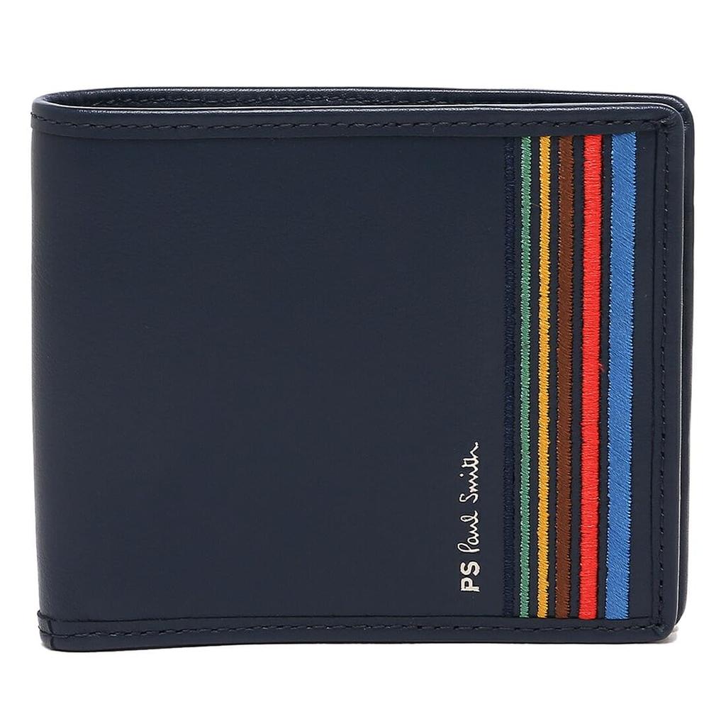 Paul Smith Navy Bifold Size M2A7858 MEMBRO 47 Men's Wallet, [Used]