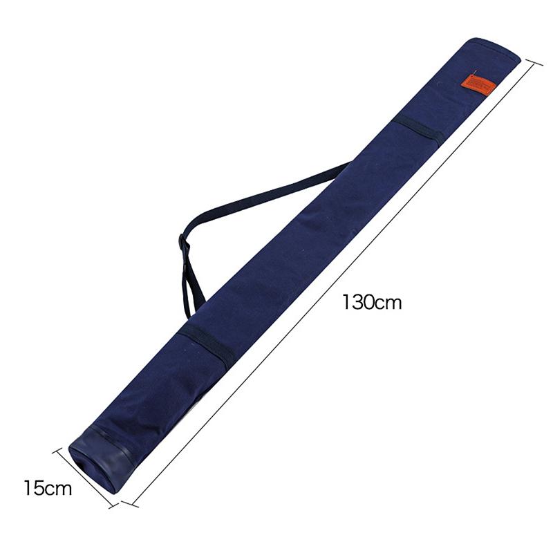 120/130/140Cm Canvas Fishing Rod Bag Waterproof Fishing Rod Umbrella Tackle Gear Storage Case Folding Portable Shoulder Bags