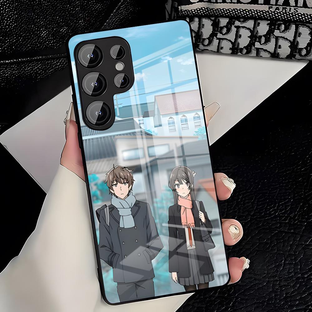 Mai Sakurajima Phone Case For Samsung A25 A13 A33 5G A54 A36 A35 A56 A52 A14 Shockproof Glass Cover