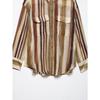 2025 European & American Retro Striped Loose Casual Women's Shirt