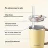 Buydeem 750ml Insulated Straw Mug