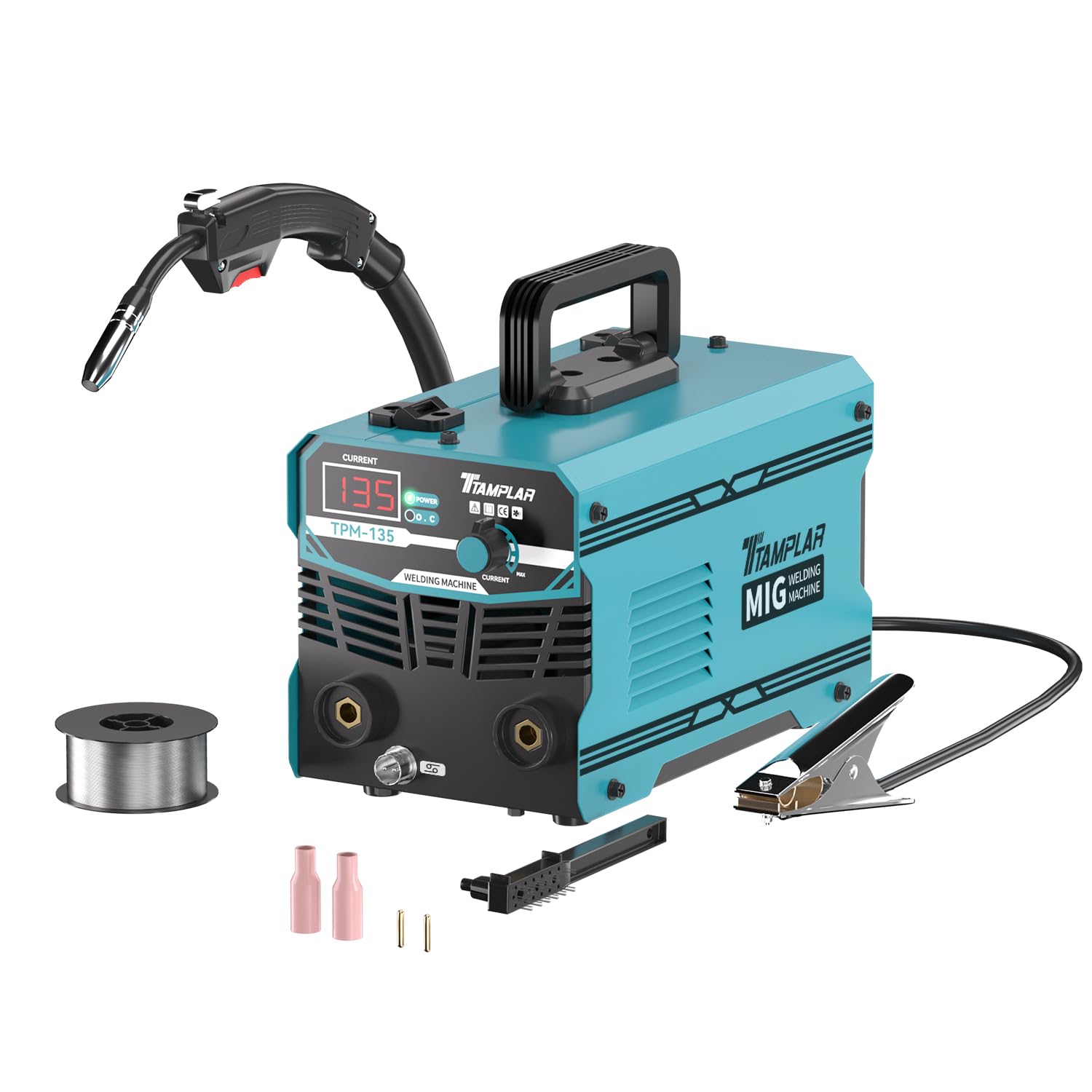 

TTAMPLAR TPM135 Сварка MIG ЖК-дисплей 100 В Компактный и подходит для дома Японская инструкция Легкий DIY ремонт Полуавтоматический аппарат, Сварка без газа,