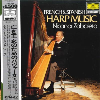 LP Record NICANOR ZABALETA(HARP) - French & Spanish Harp Music 15MG3094 POLYDOR - Japan Obi Classical Used