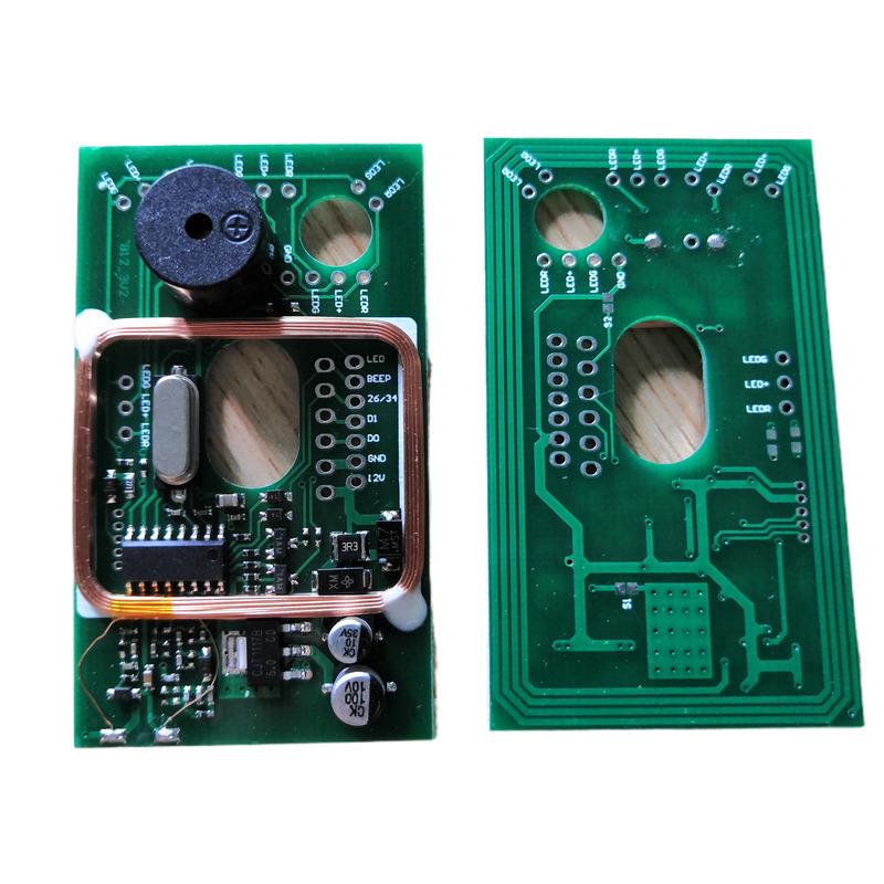 ICID Dual-Frequency Wiegand Card Reader Module, 12V WG2634, UID Card Compatible