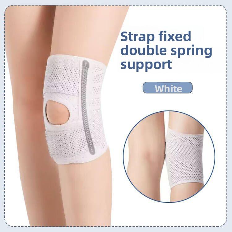 

Sports Knee Pads Basketball Running Straps Pressurized Leg Pads Spring Support Meniscus Patella Straps Knee Pads L