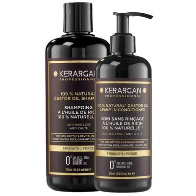 Anti-Hair Loss Shampoo and Castor Oil Leave-In Duo - 850ml