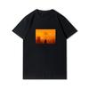 Herre Premium bomull Harajuku T-skjorte Evangelion Asuka Plakat Anime skjorte print T-skjorter Funny Style rundhals bomull T-skjorte Uformelle T-skjorter