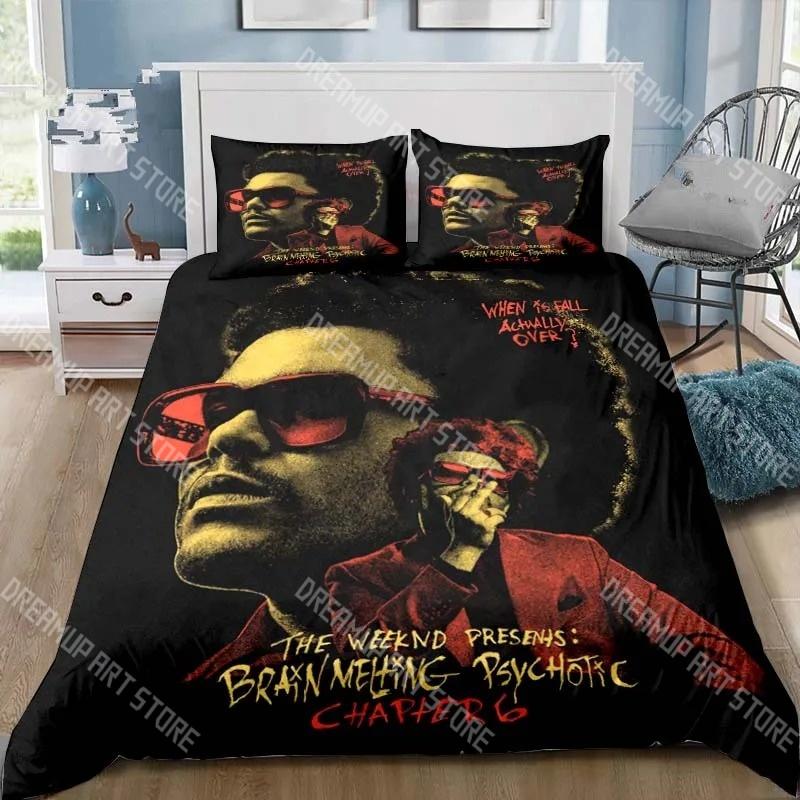 Mode Sänger XO The Weeknd Bettwäsche Set Einzelbett Twin Bett Full Queen King Size Bettwäsche Set Kinderzimmer Bettbezug Sets Bettlaken Set