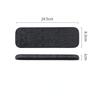 10-inch White and Black Stone Grain Rectangle Flat Tray for Hotel layout Plates Restaurant Ceramic Serving Sushi pastry plate