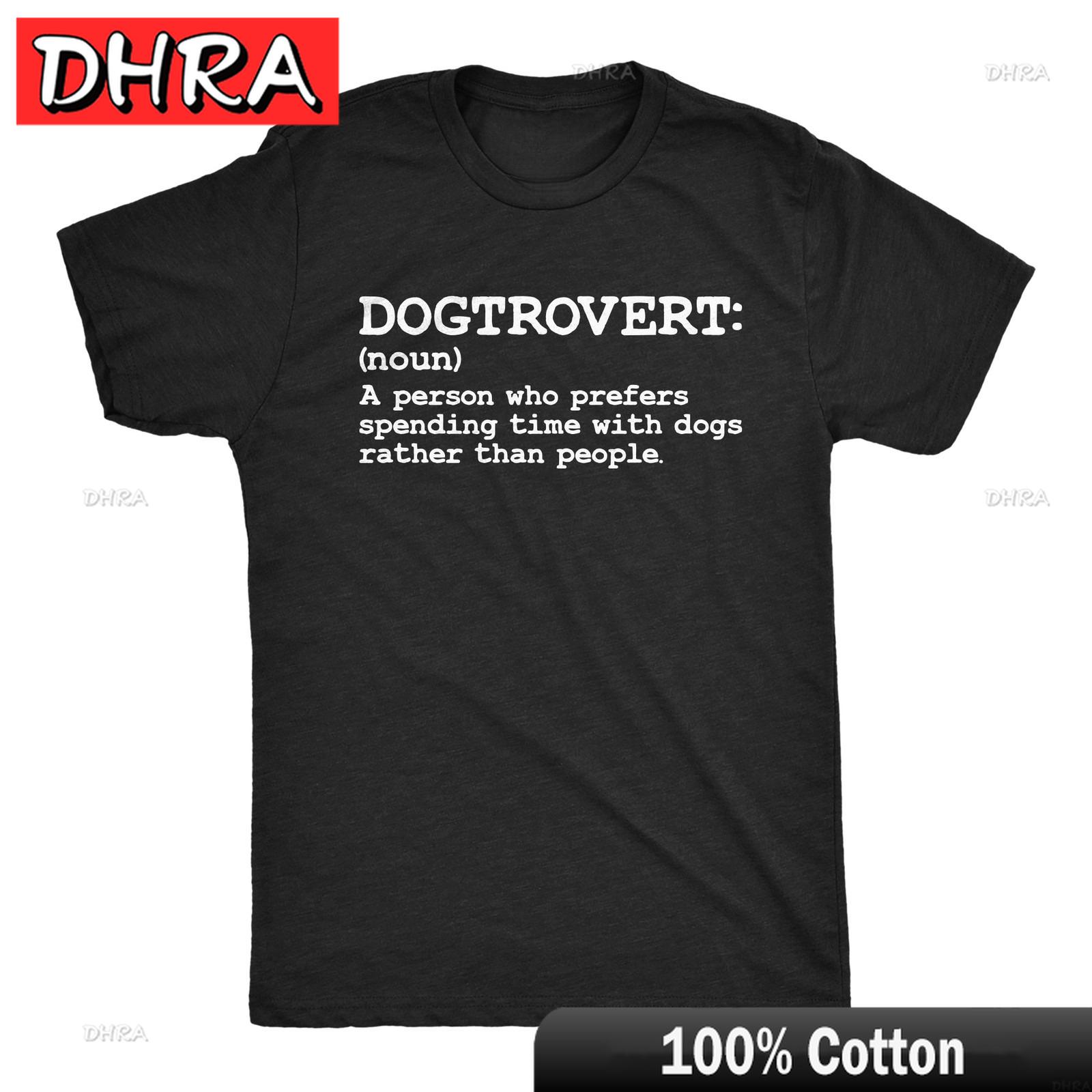 

Unisexs Dogtrovert Definition Funny T Shirt Sarcastic Dog Lover Tee for Unisex Mujer for Summer T Shirt Unisex Urban Minimalist 4XL