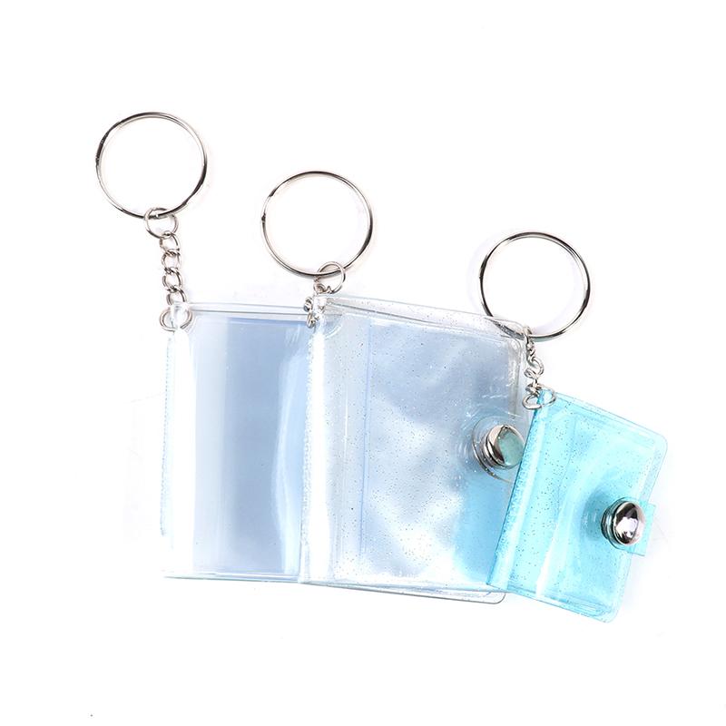 1/2 Inch Photo Album Pvc Sequins Name Card Holder 16 Pockets Mini Photo Holds