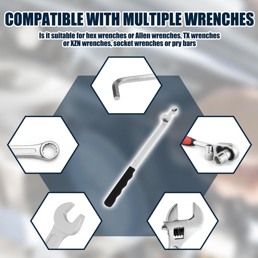 Universal Wrench Extension Tool Bar Cr V Steel Adjustable Torque Wrench Extender Torque Amplifier Tools Lever Arm Extension Tool
