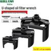Cap-Type Oil Filter Wrench for Removal and Installation