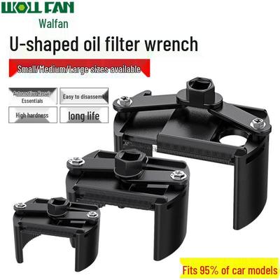 Cap-Type Oil Filter Wrench for Removal and Installation