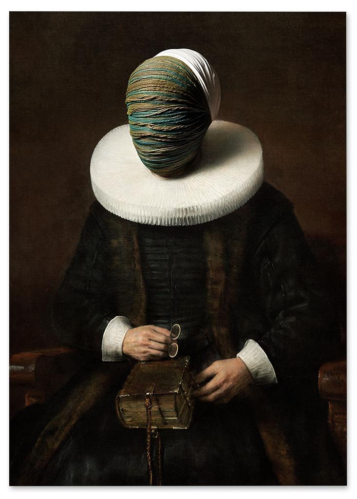 Pop Art Poster Portrait Portraits Rembrandt