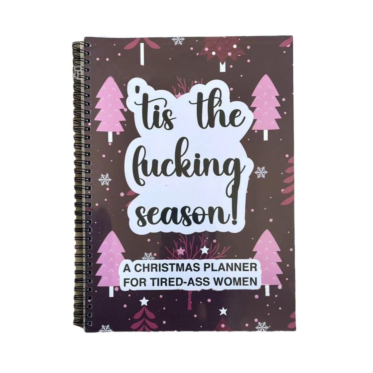 

Блокнот-планировщик Рождества - Список дел на праздники и органайзер для подарков, Праздничный журнал для планирования вечеринок и контрольный список для покупок красный