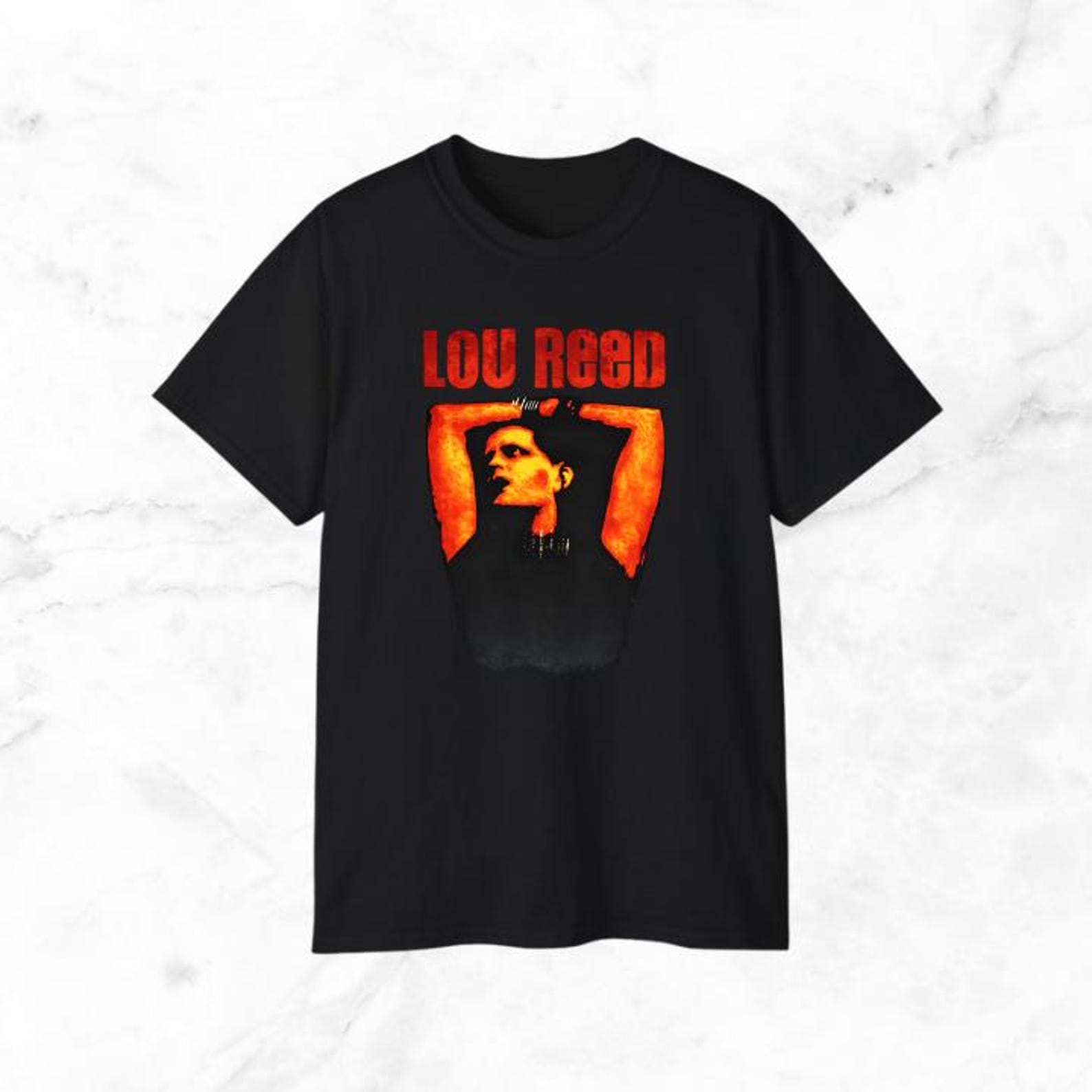 Lou Reed Rock N Roll Animal T-Shirt | Unisex Cotton Concert Tee 4XL