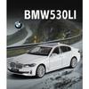 1/24 BMW 530LI Legierungs-Automodell Ton und Licht Rückzug Kinder Spielzeug Sammlerstücke Geburtstagsgeschenk