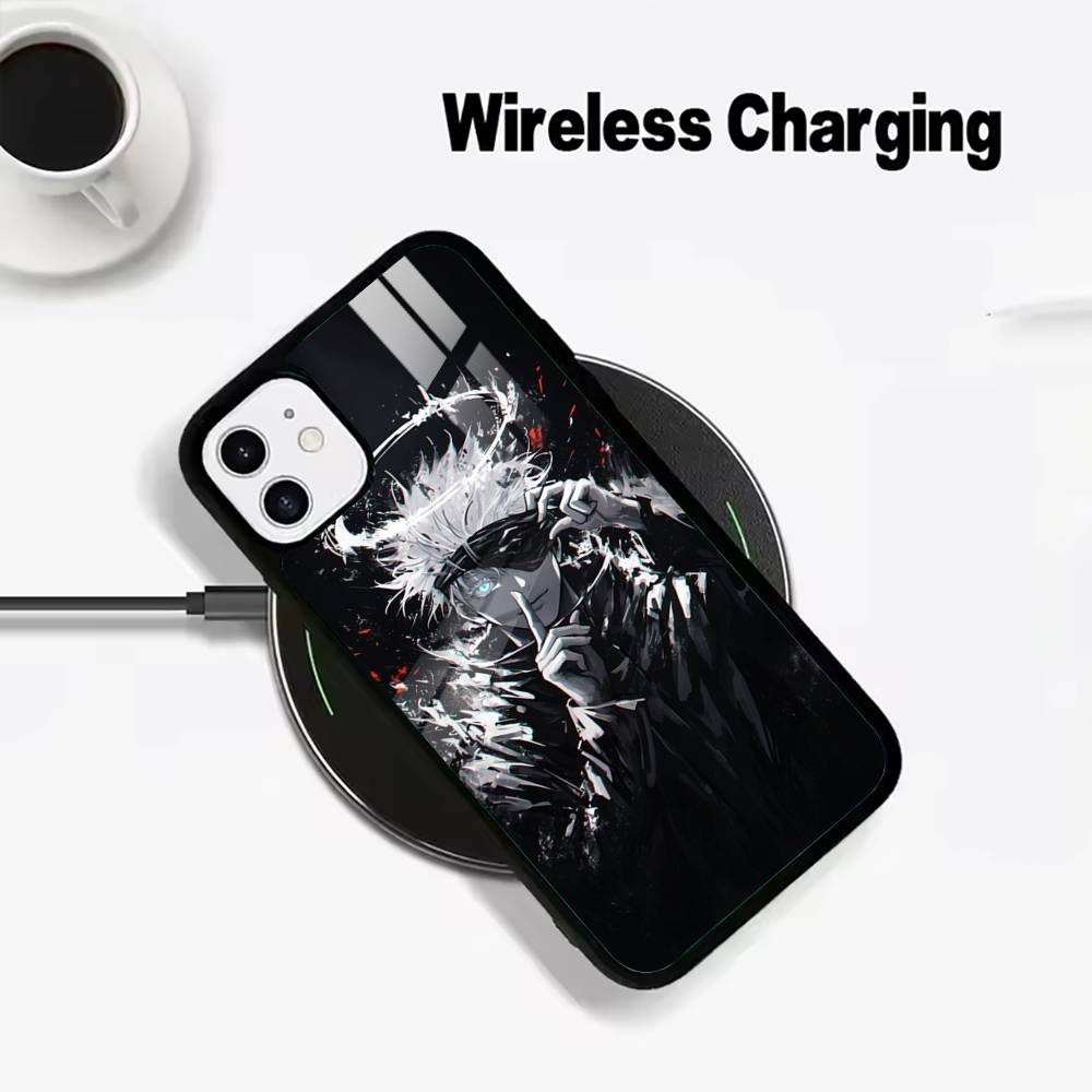 Popular-Anime--Jujutsu -Kaisen Phone Case For IPhone17 16 15 14 13 12 11  Pro Max 16/15/14Plus Wireless Charger Cover Funda