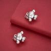 3D Sterling Silver Jade Rabbit Dog Pendant Charm for DIY Jewelry Accessories