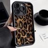 Leopard Print Phone Case For iPhone 11 Cases Iphone 16 Pro Max 13 14 15 12 7 8 Plus XS X SE 16promax 16pro Silicon Fundas Cover