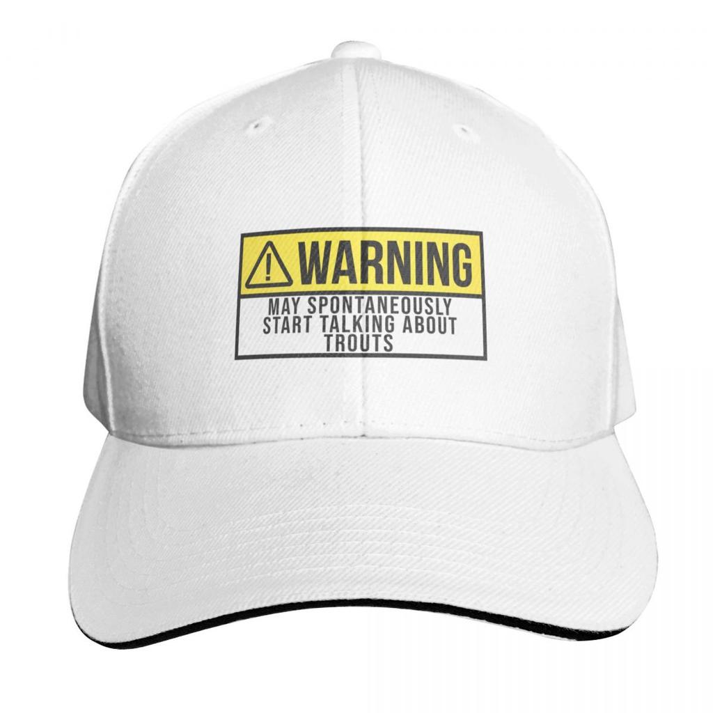 May Spontaneously Start Talking About Trouts Baseball Cap Fishing Caps Unisex Hip Hop Tea Hat Golf Unisex Womens